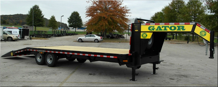 Gooseneck flat bed trailer for sale14k  Pamlico County, North Carolina